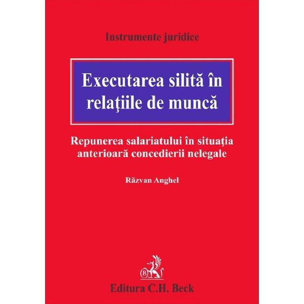 Executarea silita in relatiile de munca. repunerea salariatului in situatia anterioara concedierii nelegale - razvan anghel, editura c.h. beck