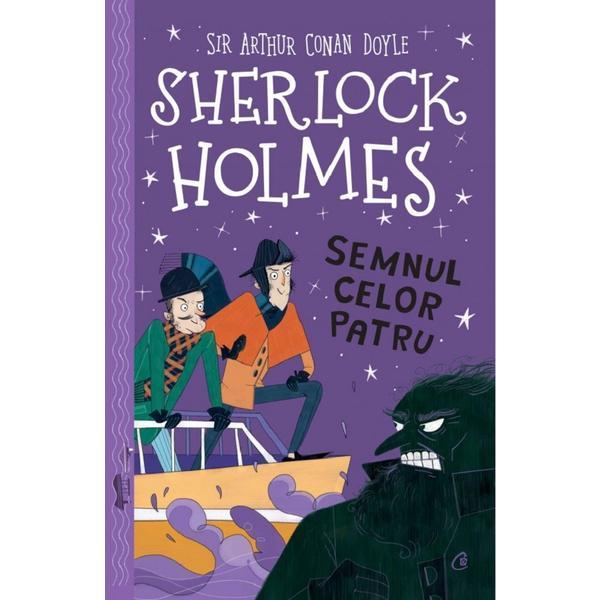 Sherlock holmes. semnul celor patru - stephanie baudet, editura curtea veche