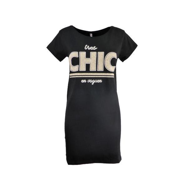 Rochie culoare negru, imprimeu, marime l