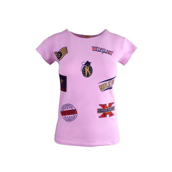Tricou dama, univers fashion, roz, imprimeu, marime s-m