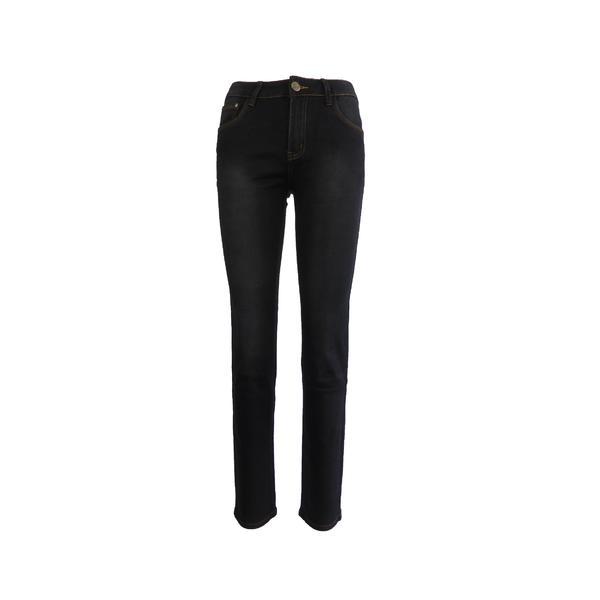 Jeans dama, Miss Roksi, negru cu 5 buzunare, marime 30