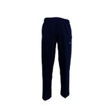 Pantaloni trening barbat, albastru cu 2 buzunare laterale cu fermoare si un buzunar la spate cu fermoar, XL