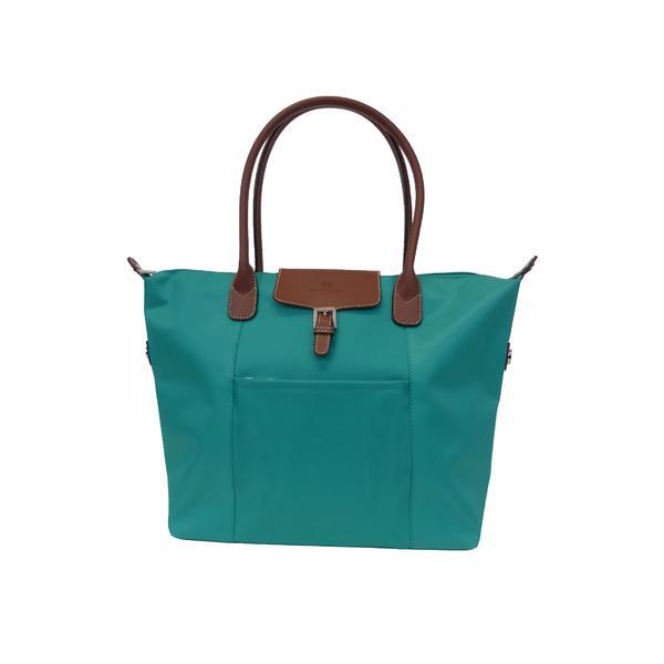 Geanta shopper hexagona paris, verde
