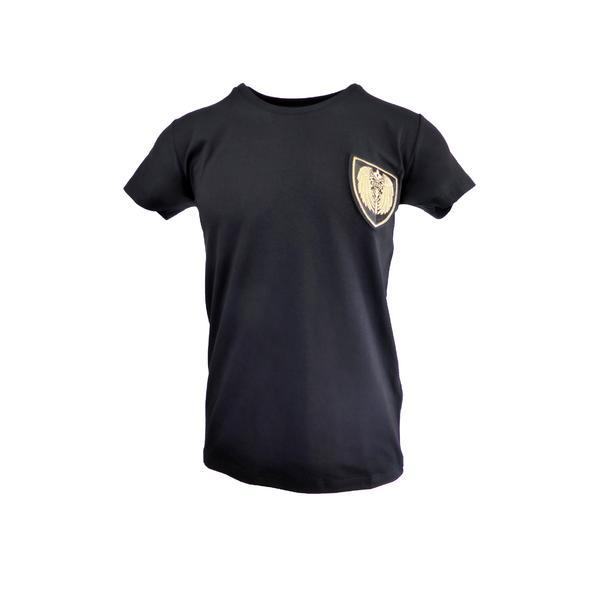 Tricou Scarface barbat, negru cu ecuson culoare aurie, XL