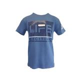 Tricou barbat, albastru deschis cu logo Life Exciting,L