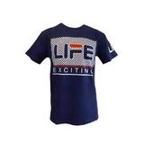 Tricou Mastiff barbat, albastru cu logo Life Exciting, S