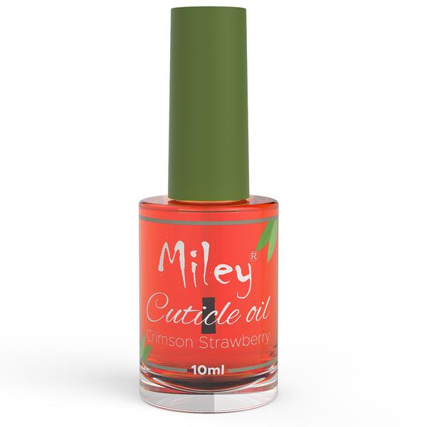 Ulei pentru Cuticule Miley Coconut Crimson Strawberry, 10 ml imagine