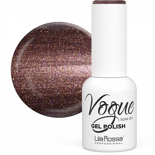Oja semipermanenta vogue 111 brown sparkle sidefat lila rossa, 10 ml