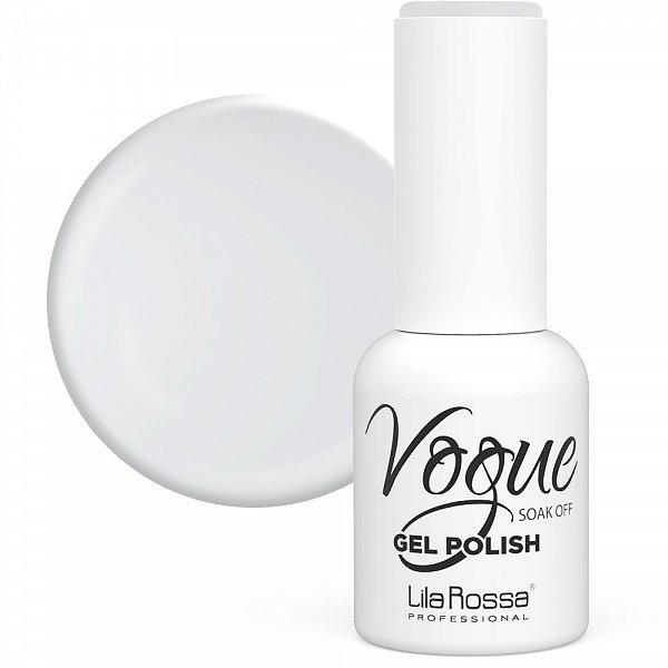 Oja semipermanenta vogue 034 super white lucios lila rossa, 10 ml