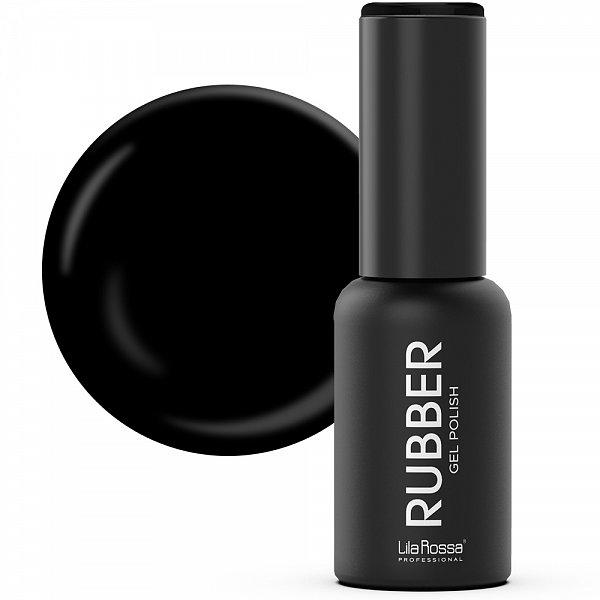 Oja semipermanenta rubber 022 black lucios lila rossa, 7 ml