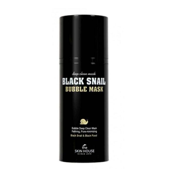 Masca pentru Curatare Fata in Profunzime The Skin House Black Snail Bubble Mask, 100 ml