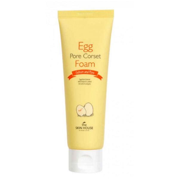 Spuma pentru Curatare Fata The Skin House Egg Pore Corset Foam, 120 ml
