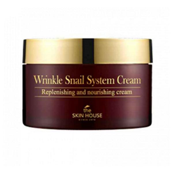 Crema pentru Fata Antirid cu Extract de Melc The Skin House Wrinkle Snail System, 100 ml 100 imagine noua