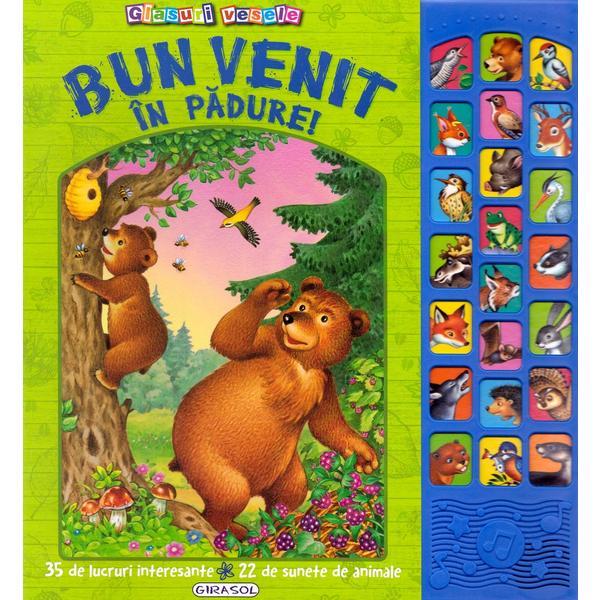 Glasuri vesele. bun venit in padure!, editura girasol