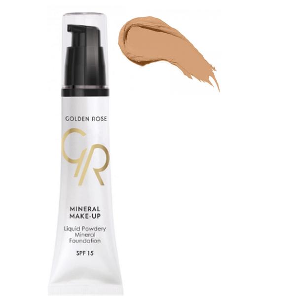Fond de ten powder mineral spf15 golden rose 35 ml, nuanta 11