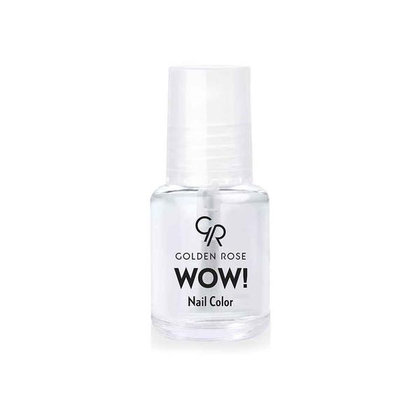Lac de unghii transparent wow golden rose, 6ml