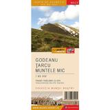 Muntilor Godeanu-Tarcu-Muntele Mic. Harta de drumetie - Muntii nostri, editura Schubert & Franzke