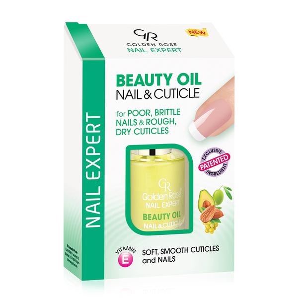 Ulei pentru Unghii si Cuticule Beauty Oil Golden Rose, 11ml 11ml