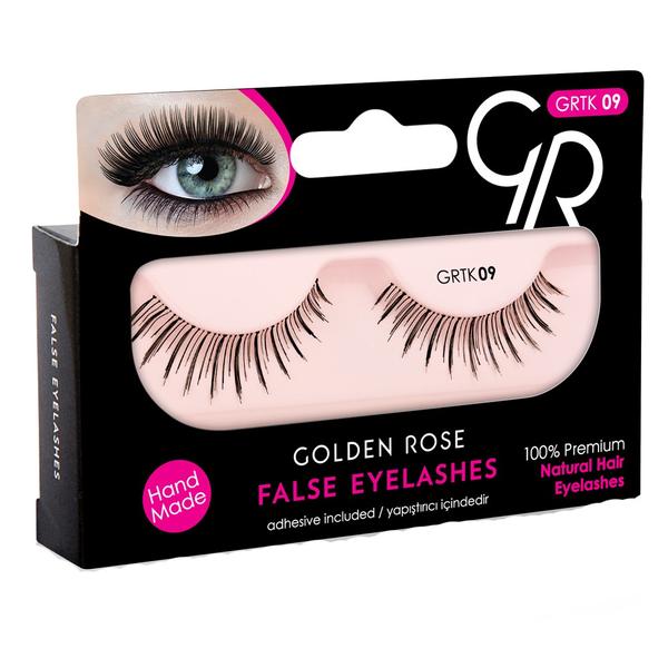 Gene false banda din par natural 09 cu mini adeziv inclus golden rose