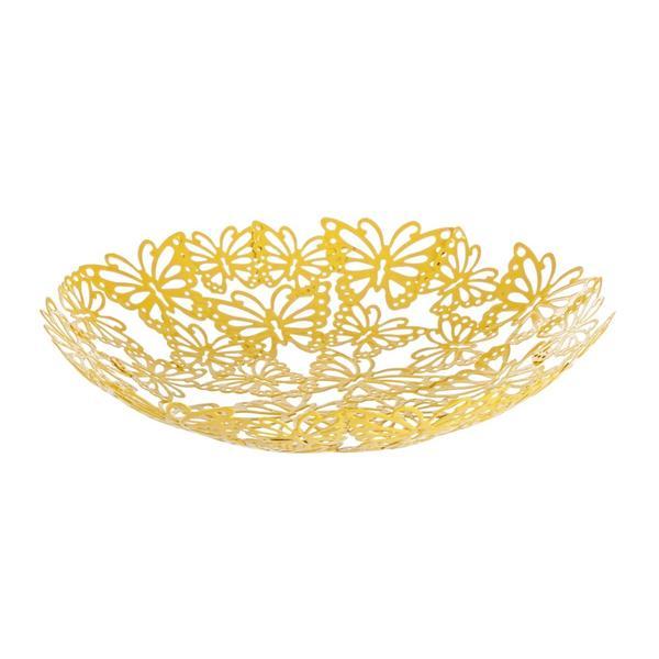 Cos metal galben ø29 cm x 6 h 