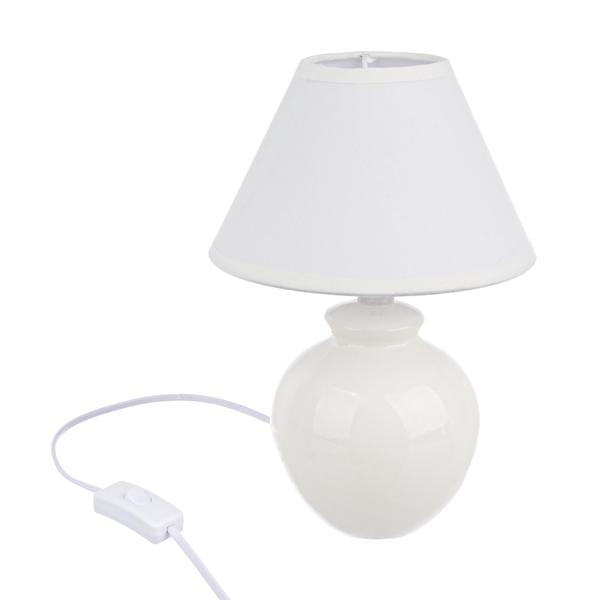 Veioza decorativa ceramica crem afrodita diamentru 10.5x23.5h - decorer