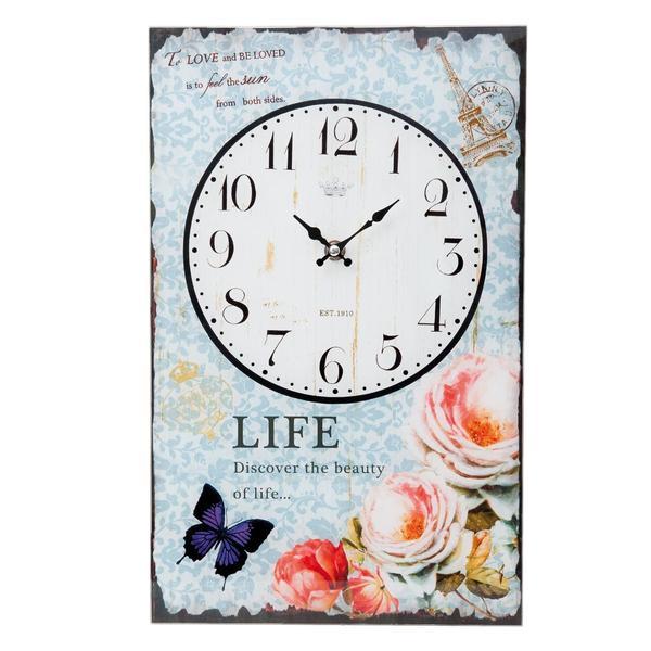 Ceas de perete metal Life 25 cm x 40 cm