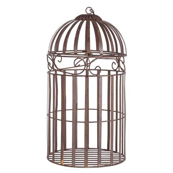 Colivie metal maro suspendabila 30 cm x 66h