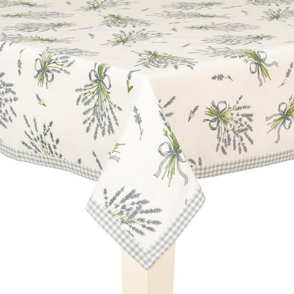 Fata de masa bumbac model lavanda 130 cm x 180 cm