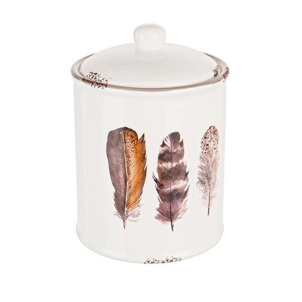 Borcan ceramic pentru condimente diametru 13x18h