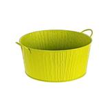 Ghiveci pentru flori metal verde Diametru 26 cm x 12 h