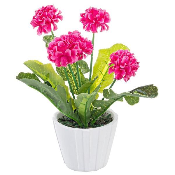 Dalia roz artificiala in ghiveci 10,5 cm x 10,5 cm x 24h