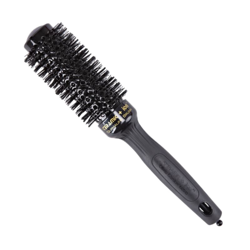 Perie Rotunda Termica – Olivia Garden Thermal Hairbrush 35 Black Black imagine noua