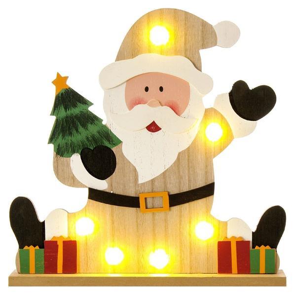 Decoratiune luminoasa santa