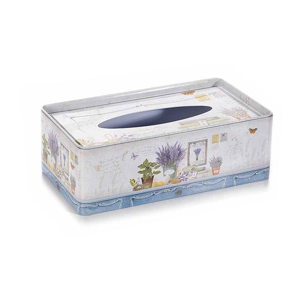 Cutie servetele metal lavander cm 22 x 12 cm x 7 h