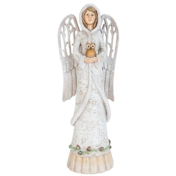 Figurina inger polirasina owl 14 cm x 35h