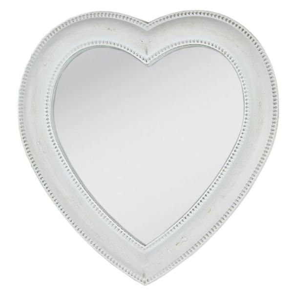 Oglinda decorativa de perete polirasina alba cuore 27*3*28 cm