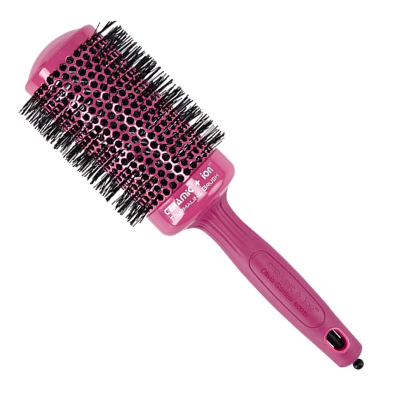 Perie Rotunda Termica – Olivia Garden Thermal Hairbrush 55 Pink esteto.ro imagine pret reduceri