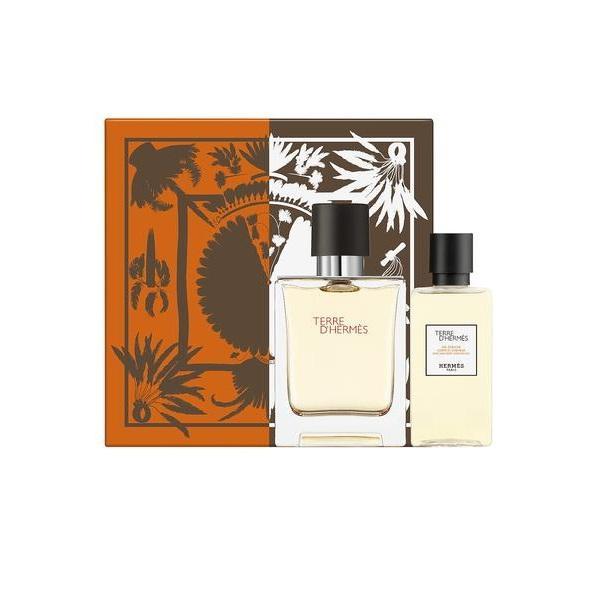 Set cadou apă de toaletă 100ml + gel dus 80ml hermes terre d'hermes