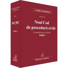 Noul Cod de procedura civila. Comentariu pe articole - Ioan Les, editura C.h. Beck