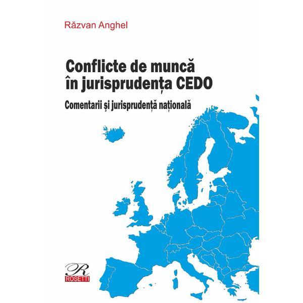Conflicte de munca in jurisprudenta CEDO - Razvan Anghel, editura Rosetti