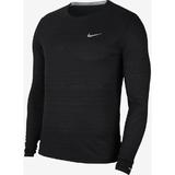 Bluza barbati Nike Dri-FIT Miler Long-Sleeve Running Top CU5989-010, M, Negru