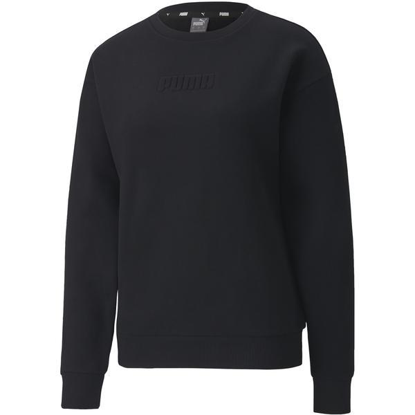 Bluza femei puma modern basics crew fl 58363601, s, negru