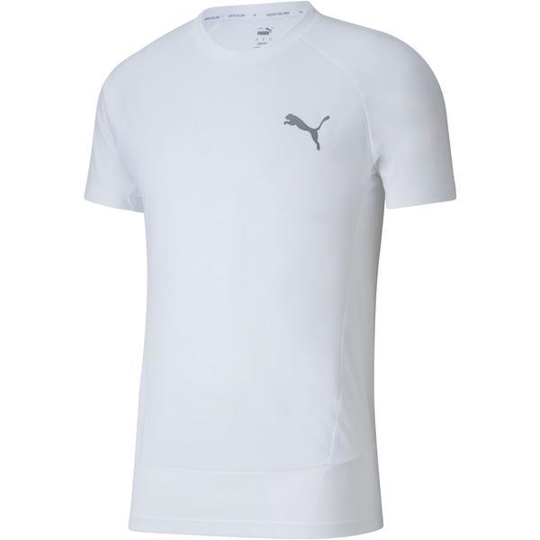 Tricou barbati puma evostripe 58346202, xl, alb