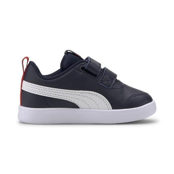 Pantofi sport copii puma courtflex v2 v inf 37154401, 23, albastru