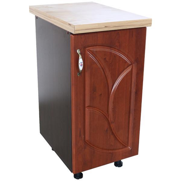 Corp inferior cu 1 usa dreapta zebra, wenge/mdf cedru frunza, blat artar 40 x 85 x 60 - spectral mobila