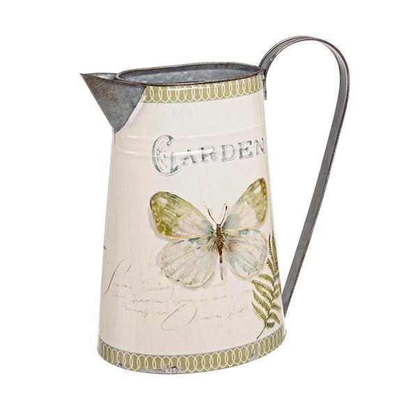 Carafa metal vintage garden 20 cm x 15 cm x 27 h