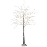 Copac decorativ alb cu led Diametru 120 cm x 180 H - Decorer