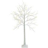 Copac decorativ alb cu led Diametru 75 cm x 130 H - Decorer