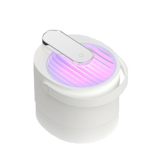 Aparat anti-tantari, insecte, led, fly killer, incarcare usb, touch, alb