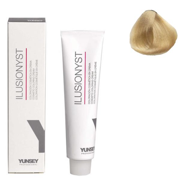 Vopsea Permanenta pentru Par Ilusionyst Nr. 10/30 Blond Auriu Platinat Yunsey, 60ml 10/30